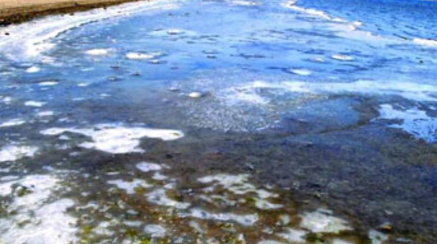 Ayvalık'ta deniz dondu!