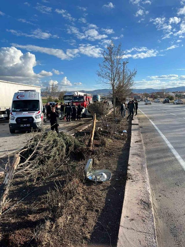 Ağaca çarpıp devrilen otomobil sürücüsü hayatını kaybetti