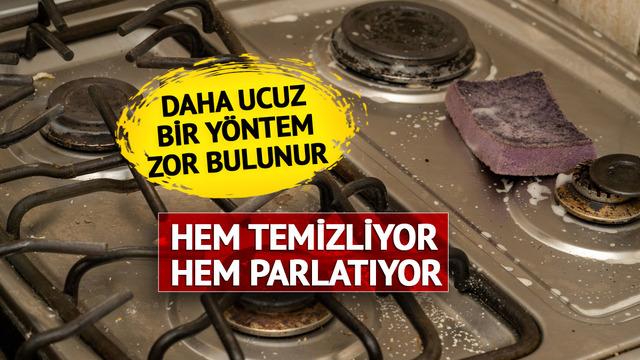 Daha ucuz ve etkili bir yöntem zor bulunur! Bu karışım ocağı pırıl pırıl yapıyor... 'İnatçı lekeleri zahmetsizce kaldırıyor' Temizliyor, parlatıyor ve hiç çizmiyor
