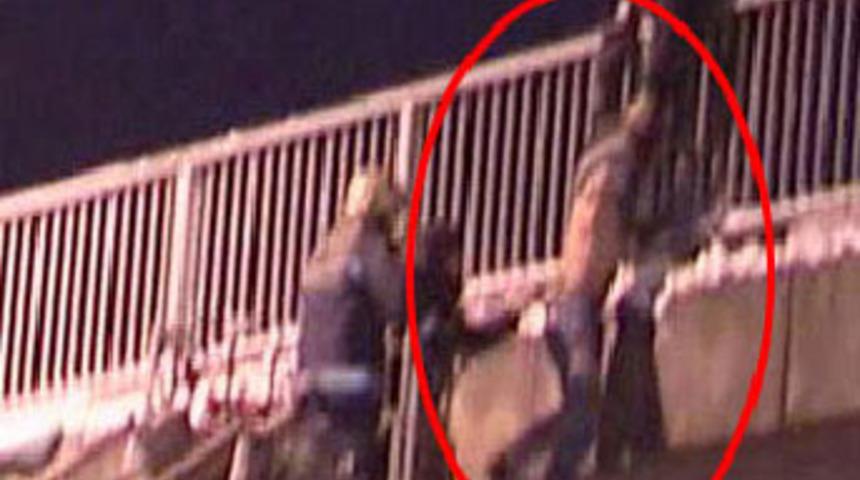 Polis, intiharcıyı son anda yakaladı