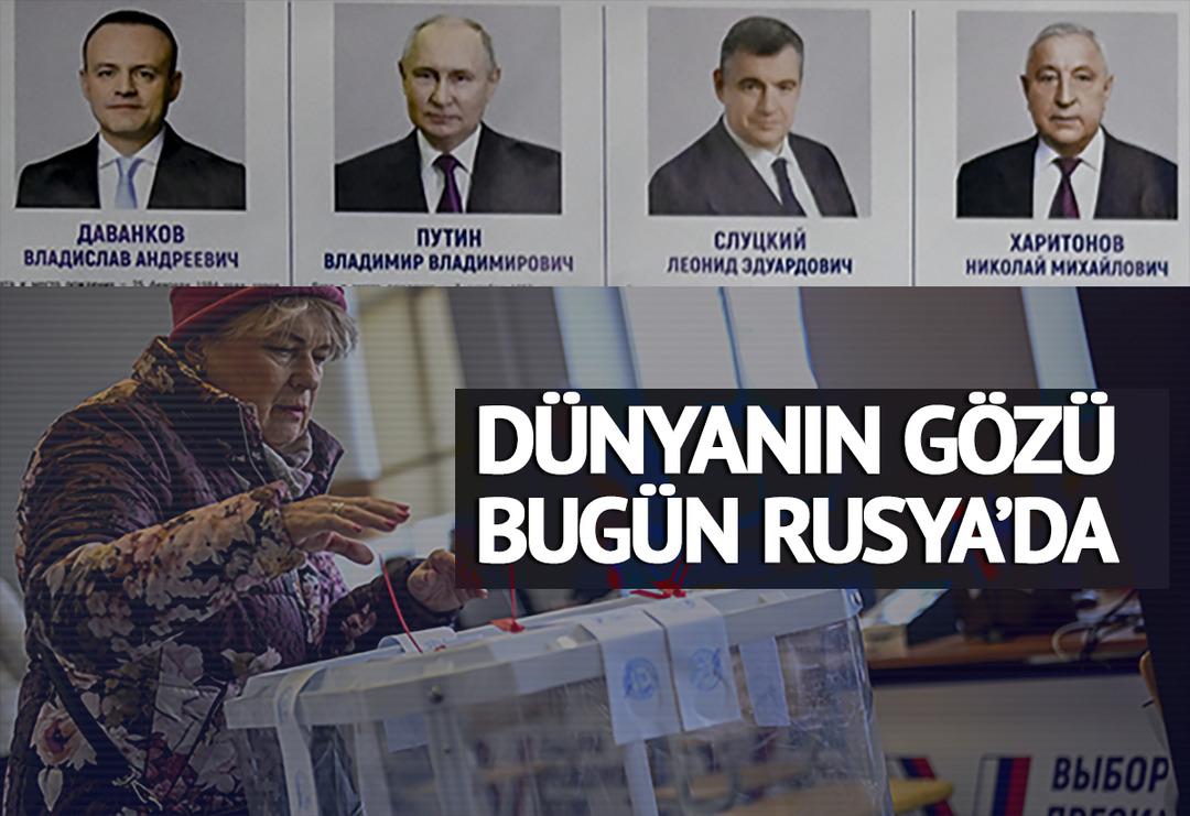 Ruslar bunu ilk kez deniyor! Savaşın g&ouml;lgesinde se&ccedil;im başladı: Putin'e 3 rakip &ccedil;ıktı, yeni sistem devreye sokuldu