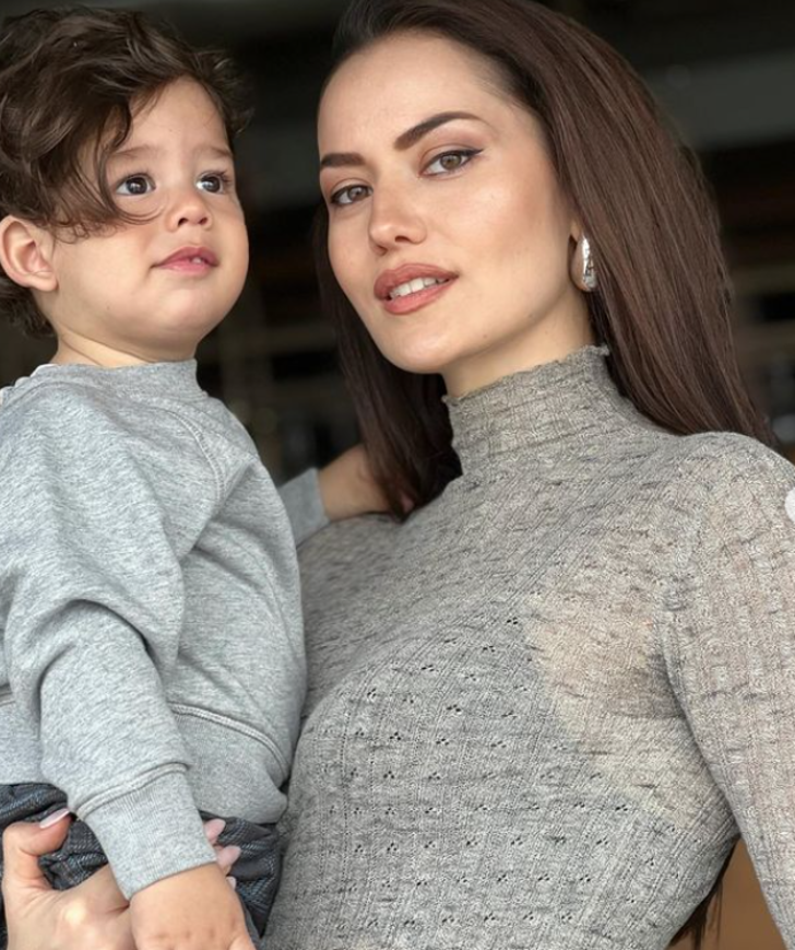 Fahriye Evcen oğlu Kerem'i paylaştı! Görenler aynı şeyi söyledi! 'Babasının kopyası' G3