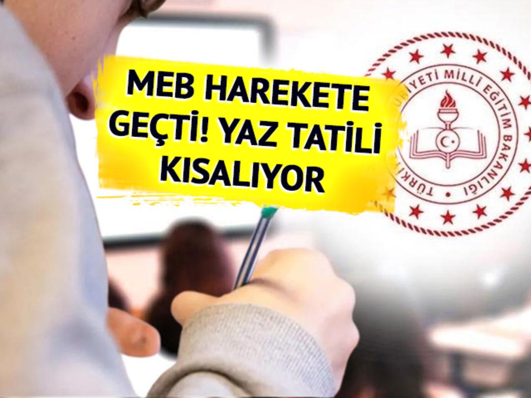 MEB harekete ge&ccedil;iyor! T&uuml;rkiye genelinde yeni sistem: Yaz tatili kısalacak, ders saatleri değişecek