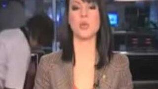 Canlı yayına temizlikçi daldı!