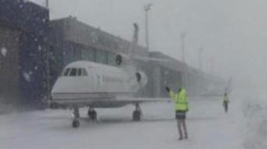 Havalimanında feci kaza