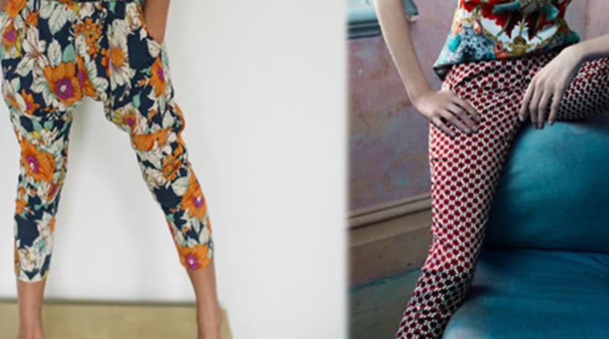 2014 Bahar Modası Hareketli Pantolonlar