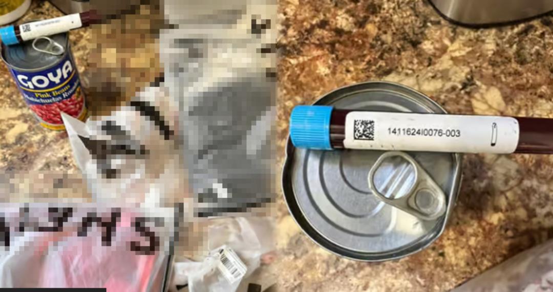 İnternetten kıyafet alışverişi yaptı! Kargo paketinden konserve kutusu ve bir t&uuml;p insan kanı &ccedil;ıktı... "Salatalık olmasını tercih ederdim"