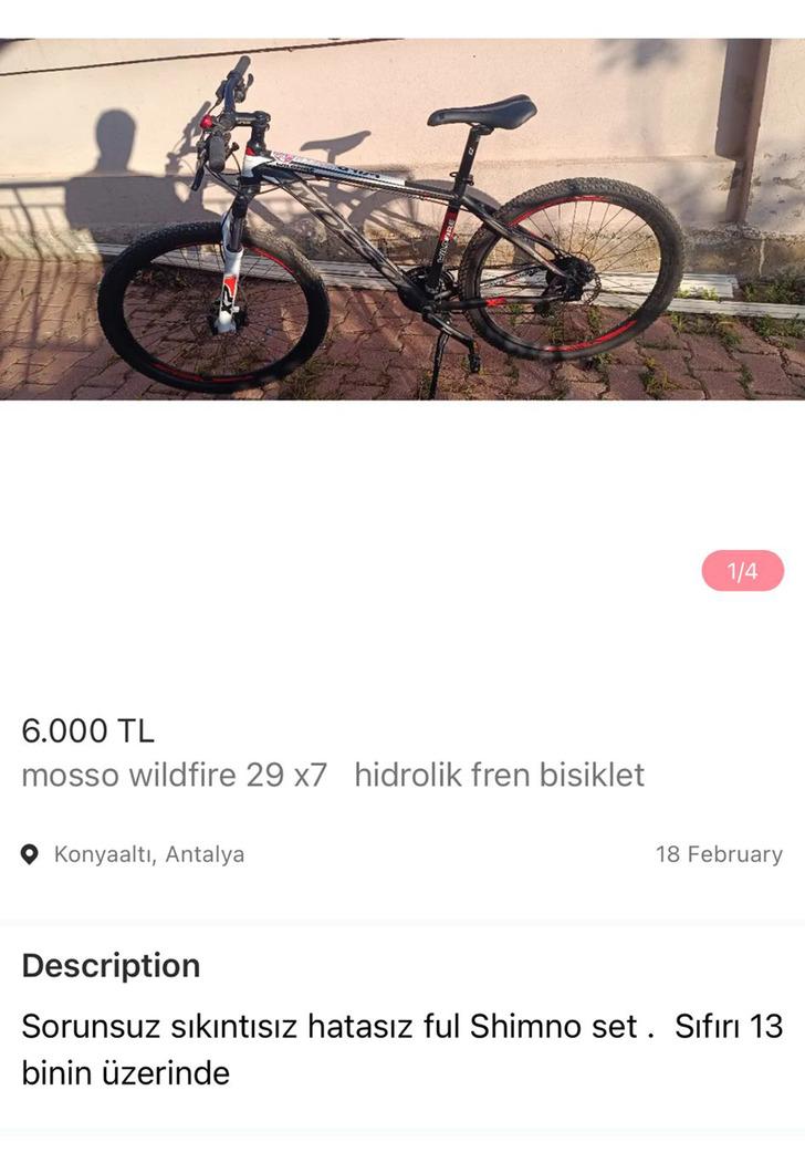 Bisikleti çalındı, ikinci el sitesinde ilanı görünce harekete geçti! Ukraynalı Mishel'den, dedektif gibi operasyon G4