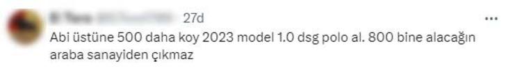 '800 bin liraya hangi arabalar alınır?' Mustafa Sarıgül'ün paylaşımı sosyal medyada gündem oldu 'Abi üstüne 500 daha koy...' G4
