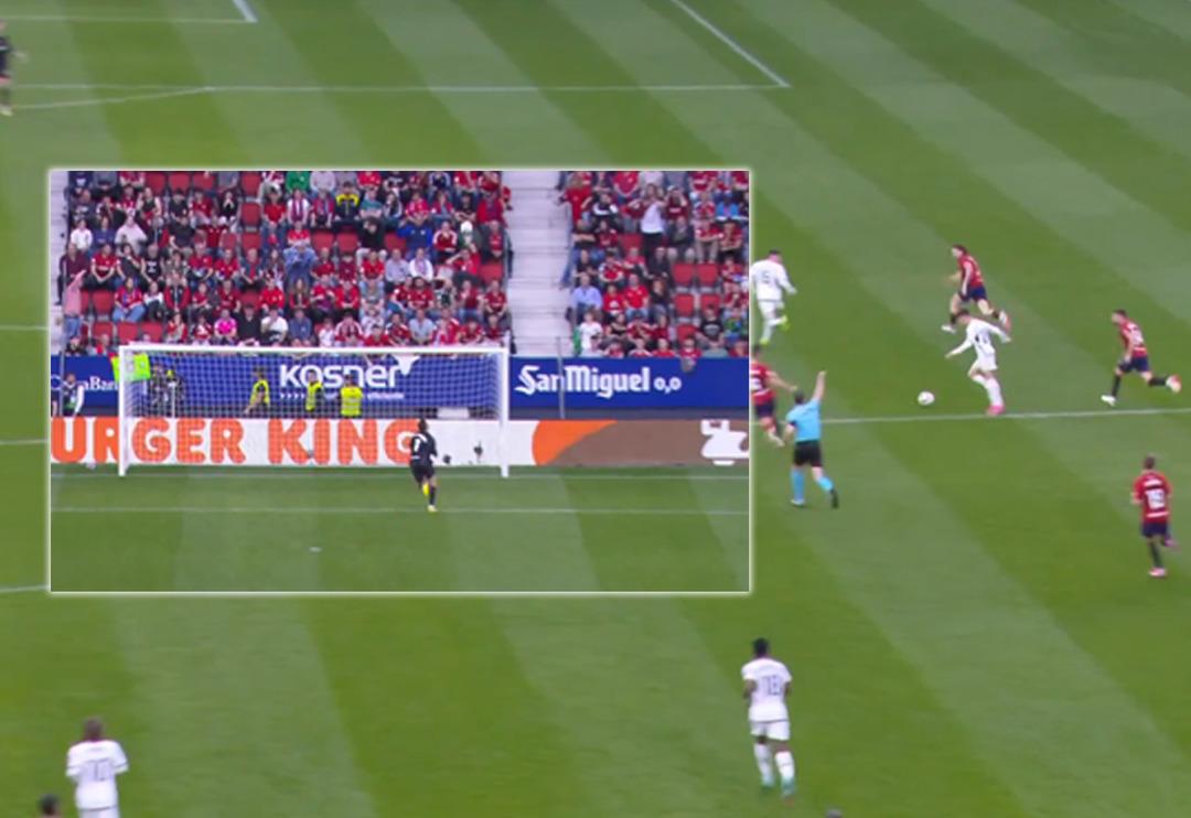 Real Madrid'de Arda G&uuml;ler'in orta sahadan &ccedil;ektiği şut direğe takıldı! İspanya'da o anlar g&uuml;ndeme oturdu...