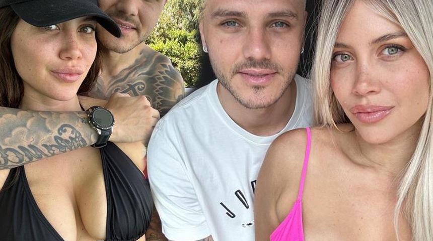  Icardi'nin eşi Wanda Nara'nın araba pozuna yorum yağdı! "Yenge ayıp oluyor artık"