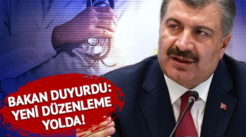 Bakan Koca yeni düzenlemeyi duyurdu! "Mecburi hizmeti kaldırıyoruz"