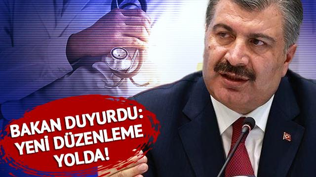 Bakan Koca yeni düzenlemeyi duyurdu! Mecburi hizmeti kaldırıyoruz