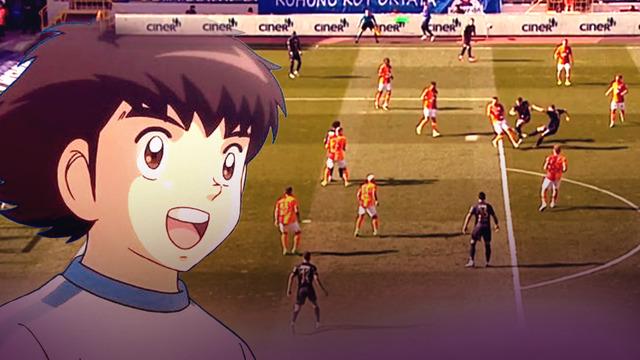 Kasımpaşa Galatasaray maçında izleyenleri şaşırtan olay! Akıllara Tsubasa ve Misaki'nin şutları geldi...