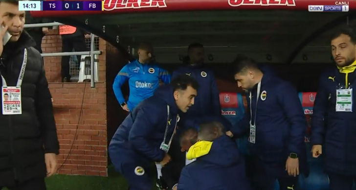 Trabzonspor Fenerbahçe maçında İsmail Kartal'a çirkin saldırı! Fred'in golüne sevinmek isterken tribünlerden yabancı madde atıldı... G2