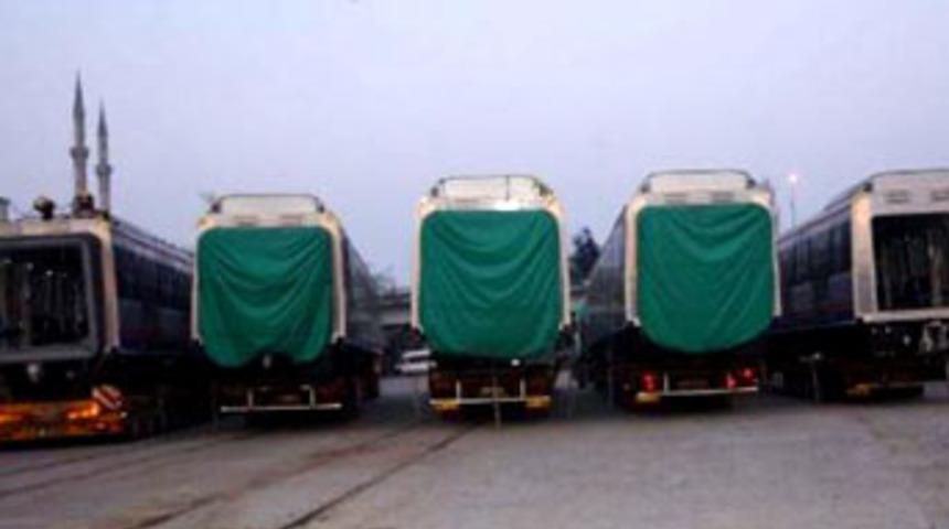 Marmaray'ın ilk vagonları İstanbul'a geldi