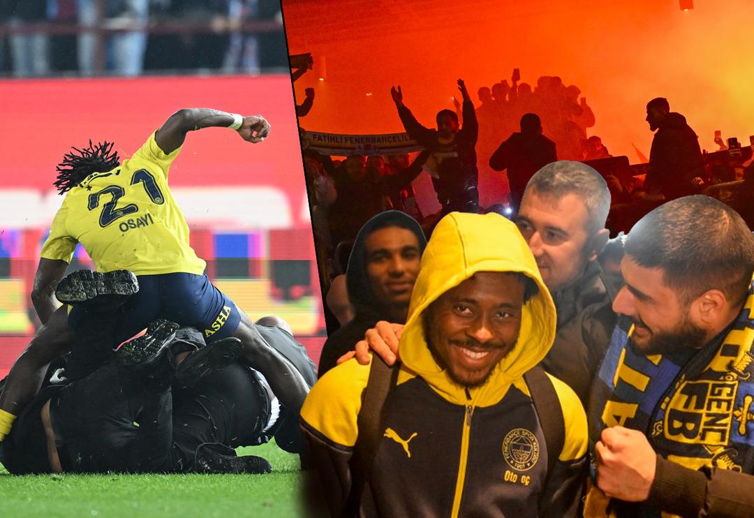 Fenerbah&ccedil;eli futbolcular kahraman gibi karşılandı! Trabzonspor ma&ccedil;ı sonrası Sabiha G&ouml;k&ccedil;en Havalimanı'na akın ettiler