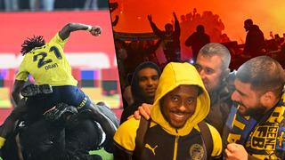 Fenerbahçeli futbolcular kahraman gibi karşılandı! Trabzonspor maçı sonrası Sabiha Gökçen Havalimanı'na akın ettiler