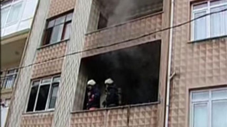 Ataşehir'de yangın: Baba ve kızı öldü