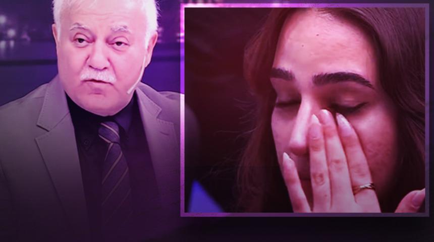 Nihat Hatipoğlu ile İftar'da duygu dolu anlar! Ünlü ilahiyatçı sinirlendi genç kadın dinlerken ağlamaya başladı... 