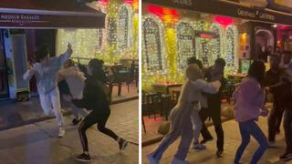 Sevgilisini başkasıyla yakalayan kadın ortalığı birbirine kattı! O anlar kamerada