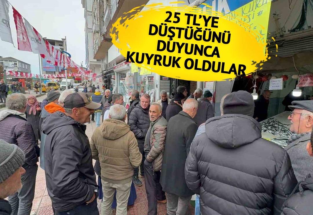 Kilosunu 75 TL'den 25 TL'ye d&uuml;ş&uuml;rd&uuml;! &Ouml;ğrenince kuyruğa girdiler... Birbirleriyle yarıştılar 'Yesin millet'
