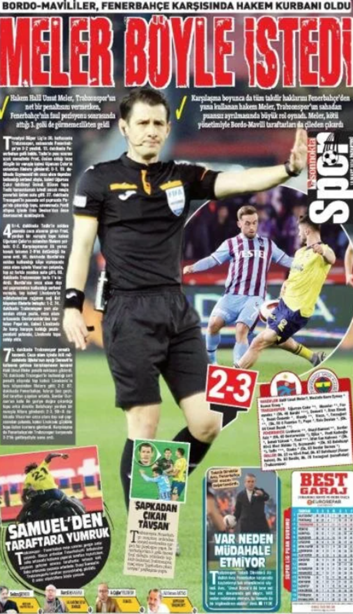 Trabzon yerel basınının Trabzonspor-Fenerbahçe maçında yaşanan olaylar için attığı manşetler herkesi şaşırttı! 728xauto