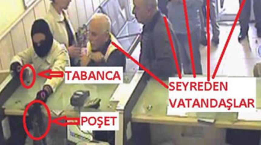 Kamera şakası gibi soygun