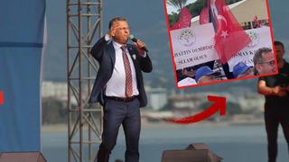 Özgür Özel'in katıldığı mitingde açılan pankartlar dikkat çekmişti! Açıklama geldi: 'Hukuk girişimleri başlatılmıştır'