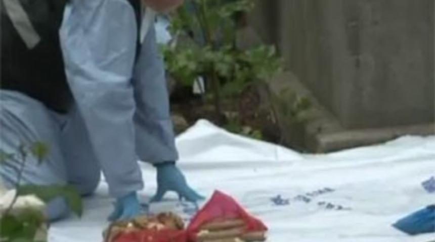 Mezarlıkta bomba bulundu