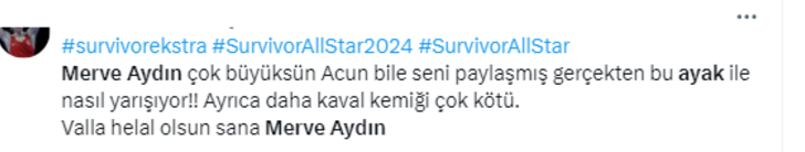 Acun Ilıcalı, 'Bir Survivor kadınının ayağı' diyerek paylaştı! Merve Aydın'ın ayağı sosyal medyayı salladı G5