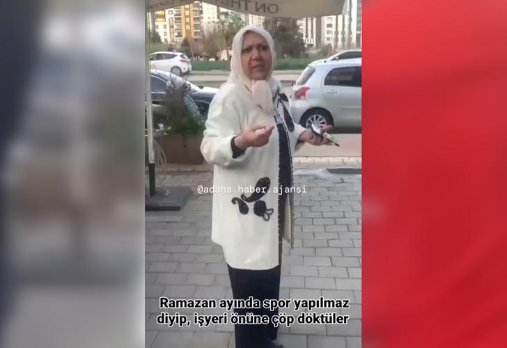 Ramazanda spor yapılmasına öfkelenen kadınlar çöp döktü: Adana'daki gergin anlar sosyal medyada gündem oldu G3