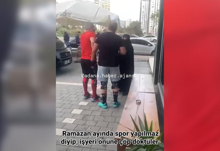Ramazanda spor yapılmasına öfkelenen kadınlar çöp döktü: Adana'daki gergin anlar sosyal medyada gündem oldu G4
