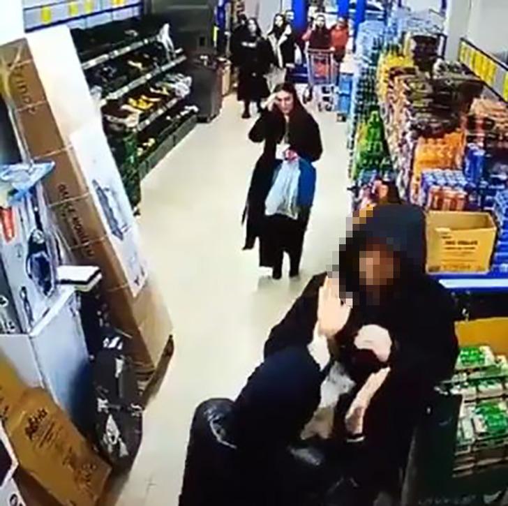 Markette kadın müşteriye iğrenç taciz! Görüntüler tepki çekti! Valilik açıklama yaptı G4