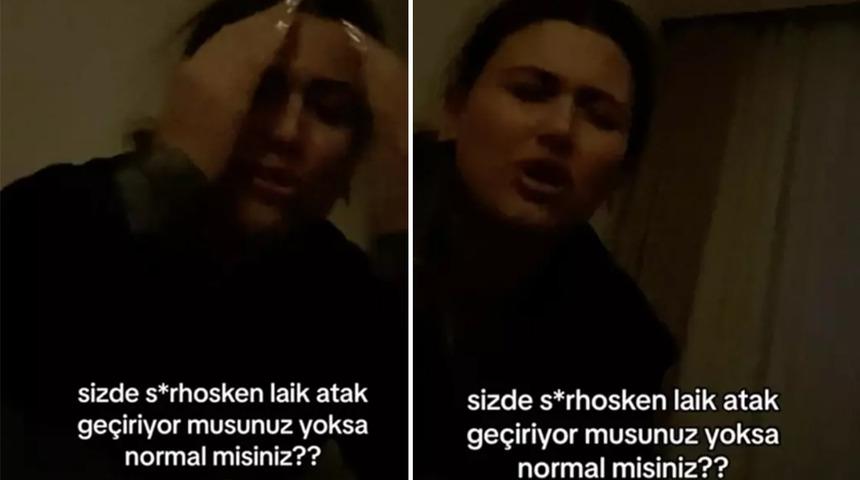 Alkolü fazla kaçıran kadının  sözleri sosyal medyada gündem yaratmayı başardı! "Atatürk uyansın ben öleyim"