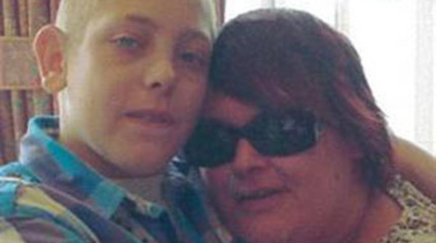 &Ouml;len oğlundan mesaj aldı