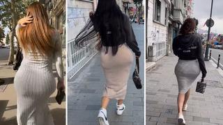 Yüzünü göstermiyor! Yürürken çekilen videoları sayesinde 100 bini aşkın takipçiye ulaştı