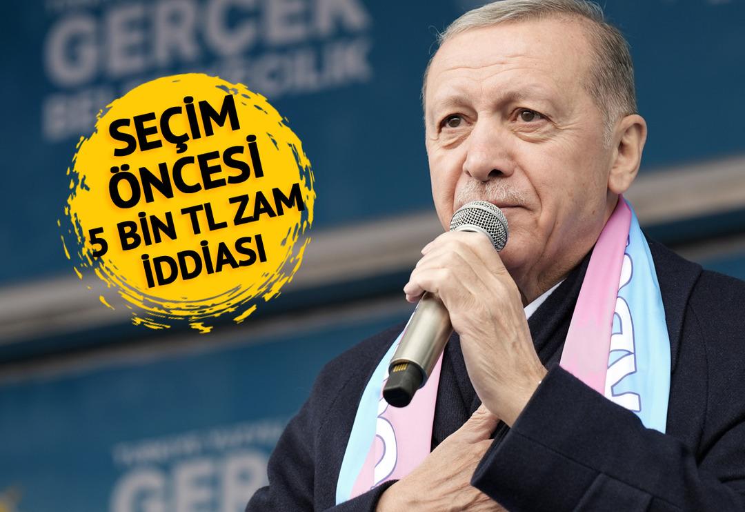 Tarih 23 Mart, rakam 5 bin TL! Se&ccedil;im &ouml;ncesi emekliye seyyanen zam mı geliyor? AK Parti'den a&ccedil;ıklamalar peş peşe geldi, g&ouml;zler Erdoğan'a &ccedil;evrildi: S&uuml;rpriz olabilir!