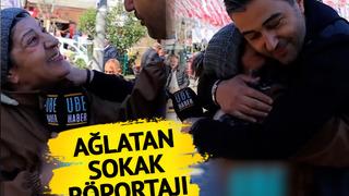 Sokak röportajında gözyaşları sel oldu! Muhabiri şehit oğluna benzetince gözlerini ayıramadı