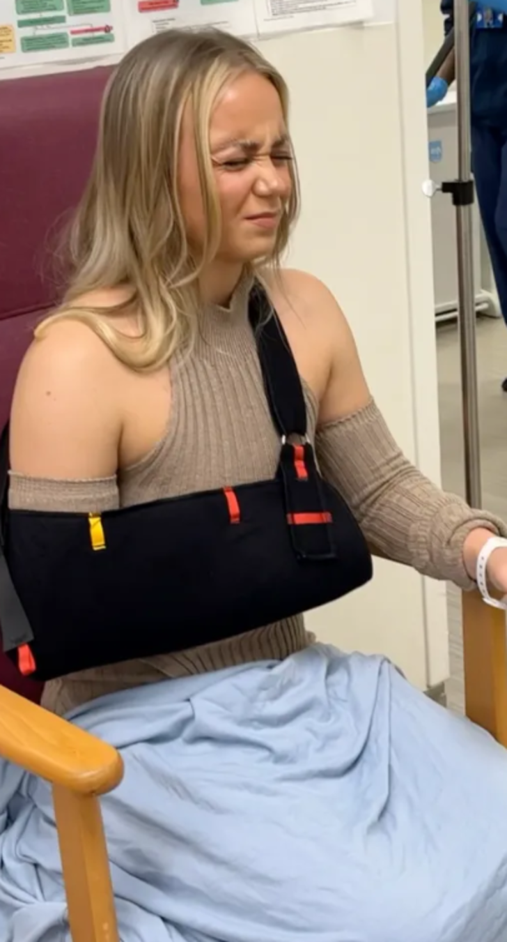 Tanımadığı adama meydan okuyarak bilek güreşi yapmak istedi! Sonu beklemediği gibi bitti... Hastanelik oldu G2