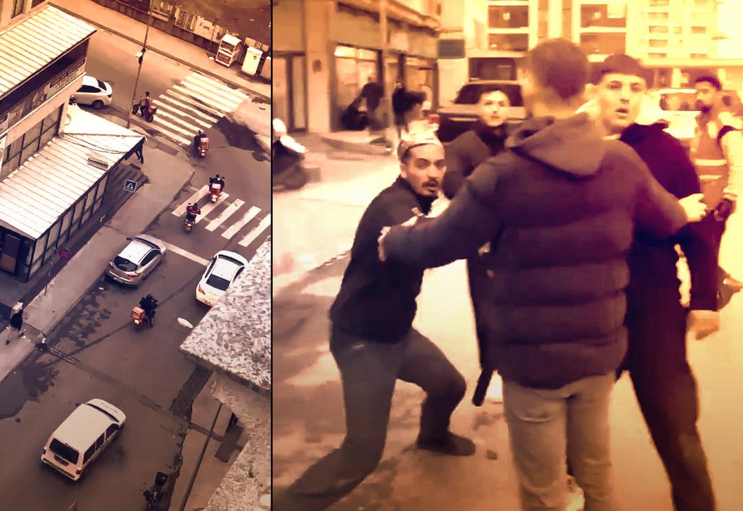 G&ouml;ren de duyan da koştu, meydan muharebesine d&ouml;nd&uuml;! Esenyurt'ta esnafla motokuryelerin kavgasında &ccedil;eki&ccedil; ve sopalar havada u&ccedil;uştu