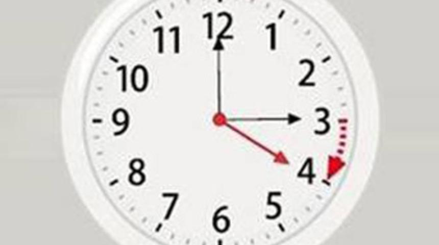 Saat ayarı değişecek