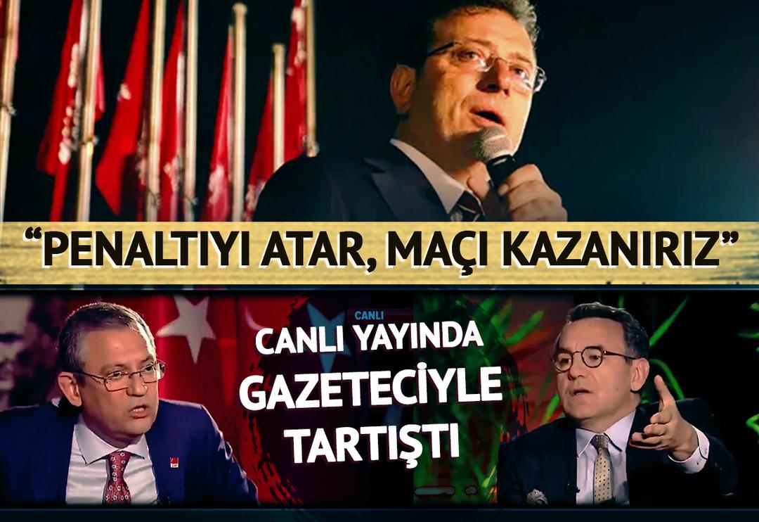 İmamoğlu'na 2028'in &ouml;n&uuml;n&uuml; a&ccedil;tı! "Penaltıyı atar, kazanırız" &Ouml;zg&uuml;r &Ouml;zel, Deniz Zeyrek'in s&ouml;zlerini duyunca gerginlik yaşandı