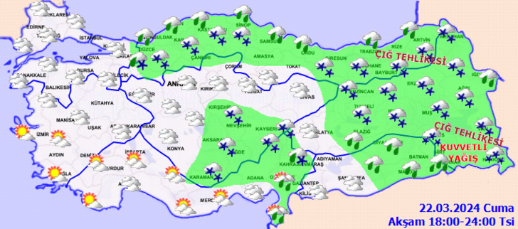Prof. Dr. Orhan Şen hafta başını işaret etti... 13 il için sarı ve turuncu kodlu uyarı! O illerde okullara kar tatili, Ankara'da kar! İstanbul, İzmir ise... Meteoroloji'den son dakika 22 - 26 Mart hava durumu G5