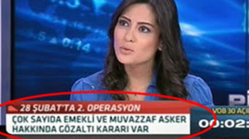 Kızı canlı yayında öğrendi