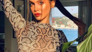 Hepsi grubunun esmer güzeli Cemre Kemer ikinci kez anne olmaya hazırlanıyor! Karnı burnunda pozlar