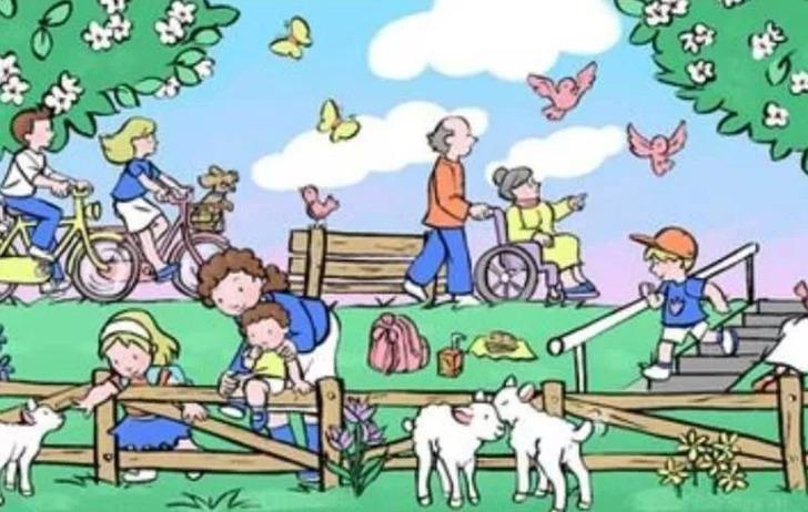 Sadece süper görüşe sahip kişiler optik illüzyondaki gizli yumurtaları 12 saniyede tespit edebiliyor!