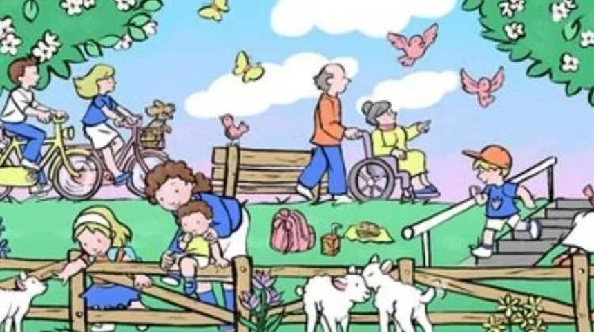 Sadece s&uuml;per g&ouml;r&uuml;şe sahip kişiler optik ill&uuml;zyondaki gizli yumurtaları 12 saniyede tespit edebiliyor!