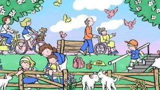 Sadece süper görüşe sahip kişiler optik illüzyondaki gizli yumurtaları 12 saniyede tespit edebiliyor!