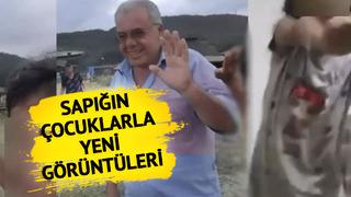Sapık sucu istismar ettiği küçük kızla aynı karede! Yorumları görenler çileden çıktı: Duvardaki yazıların şifreleri hayrete düşürdü